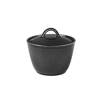 broste Copenhagen Nordic Coal Zucker Schale, Schwarz-braun, 10,6cm im Sale